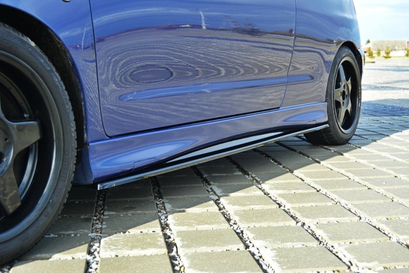 Maxton Seitenschweller Ansatz für SEAT IBIZA MK2 FACELIFT CUPRA schwarz Hochglanz SE-IB-2F-CU-SD1-G