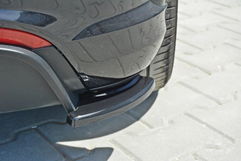 Maxton Heck Ansatz Flaps Diffusor für Fiat Punto Evo Abarth schwarz Hochglanz FI-PU-EVO-AB-RSD1-G