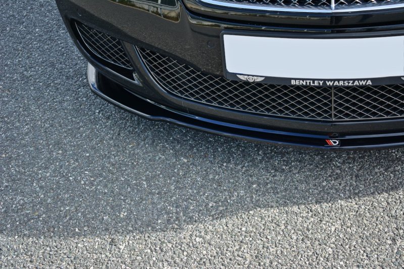 Maxton Front Ansatz V.1 für BENTLEY CONTINENTAL GT schwarz Hochglanz BE-CO-GT-1-FD1-G