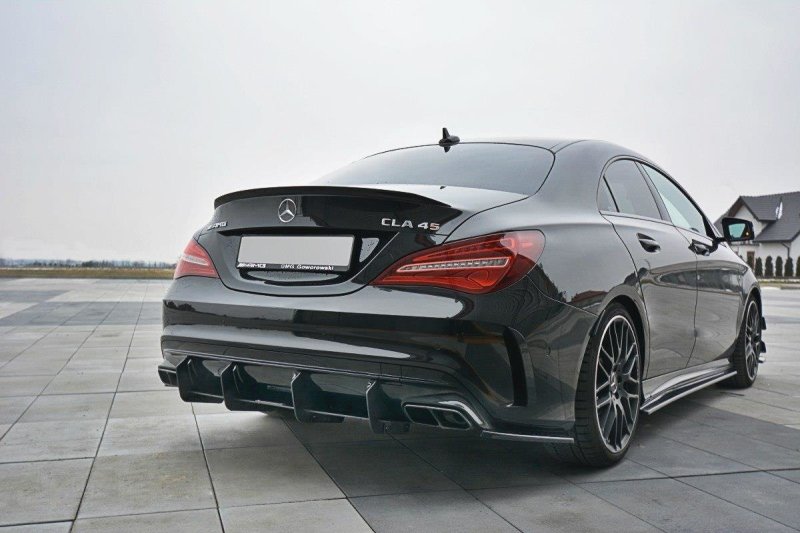 Maxton Diffusor Heck Ansatz für Heckschürze V.1 für Mercedes CLA A45 AMG C117 Facelift ME-CLA-117F-AMG-CNC-RS1