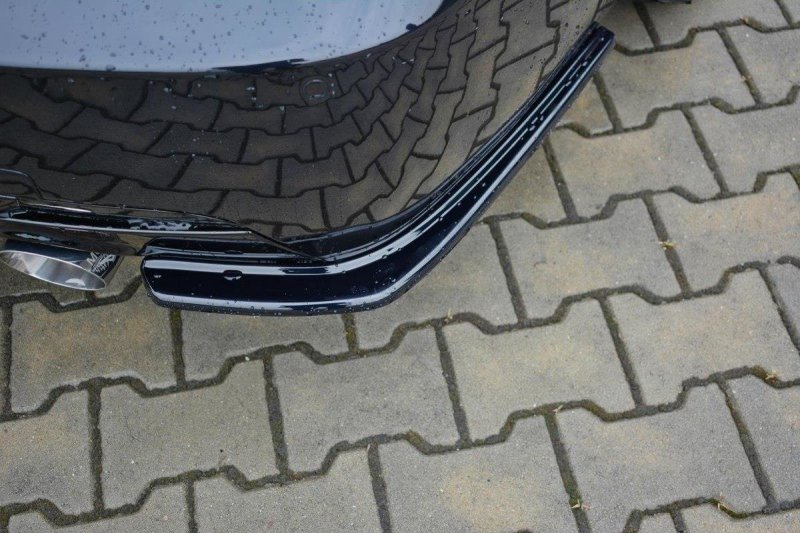 Maxton Heck Ansatz Flaps Diffusor für BMW 3er E92 M Paket FACELIFT schwarz Hochglanz BM-3-92F-MPACK-RSD1-G
