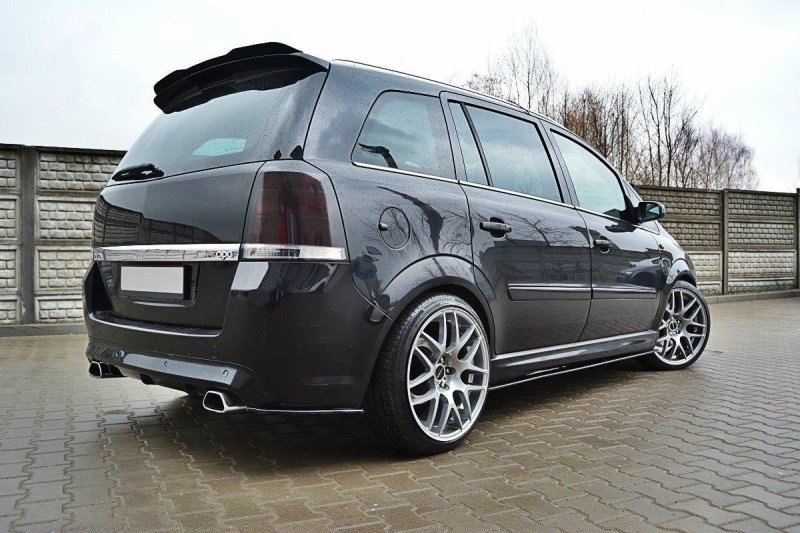 Maxton Heck Ansatz Flaps Diffusor für OPEL ZAFIRA B OPC / VXR schwarz Hochglanz OP-ZA-2-OPC-RSD1-G