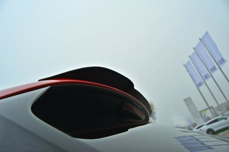 Maxton Spoiler CAP für Audi S4 / A4 S-Line B9 Avant schwarz Hochglanz AU-A4-B9-SLINE-AV-CAP1-G