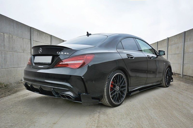 Maxton Racing Seitenschweller Ansatz V.1 Mercedes CLA A45 AMG C117 Facelift ME-CLA-117F-AMG-CNC-SD1