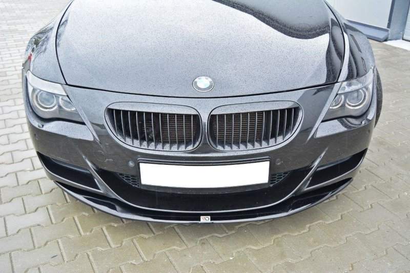 Maxton Front Ansatz V.1 für BMW M6 E63 schwarz Hochglanz BM-6-63-M-FD1-G