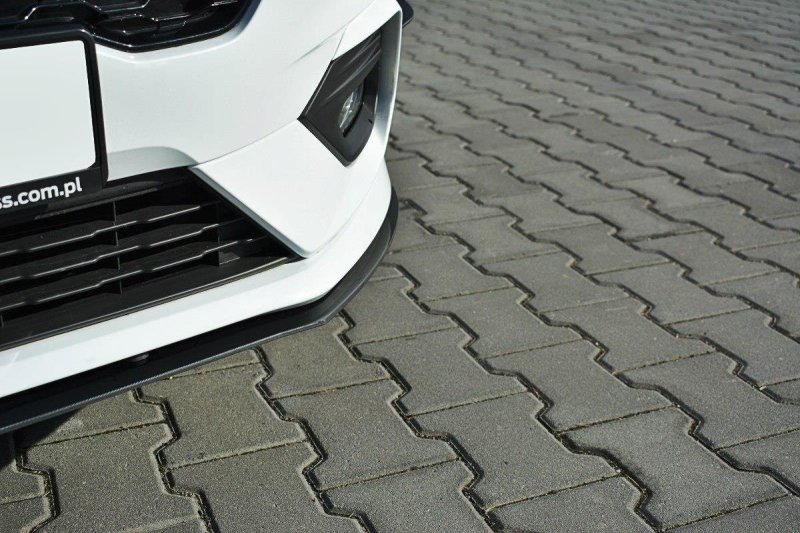 Maxton Front Sport Diffusor V.2 Ford Fiesta Mk8 ST / ST-Line schwarz Hochglanz FO-FI-8-STLINE-CNC-FD2-G