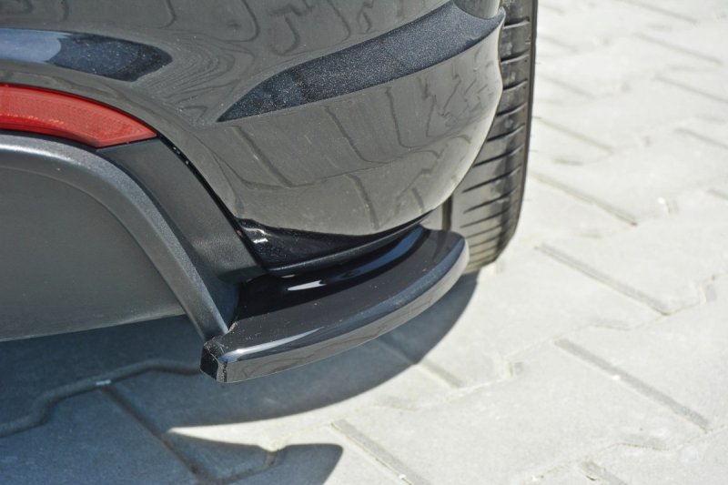 Maxton Heck Ansatz Flaps Diffusor passend für Fiat Punto Evo Abarth schwarz Hochglanz schwarz Hochglanz FI-GP-ABARTH-RSD1-G
