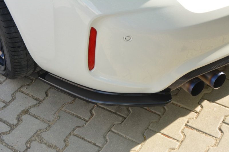 Maxton Heck Ansatz Flaps Diffusor für BMW M2 (F87) COUPÉ schwarz Hochglanz BM-2-87-M-RSD1-G