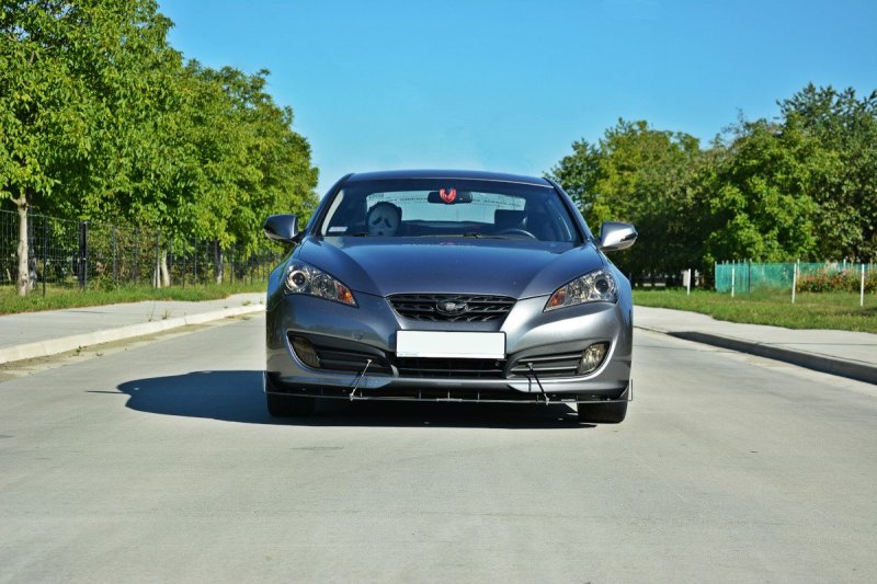Maxton Racing Front Ansatz für HYUNDAI GENESIS COUPÉ MK.1 HY-GE-1-C-CNC-FD1