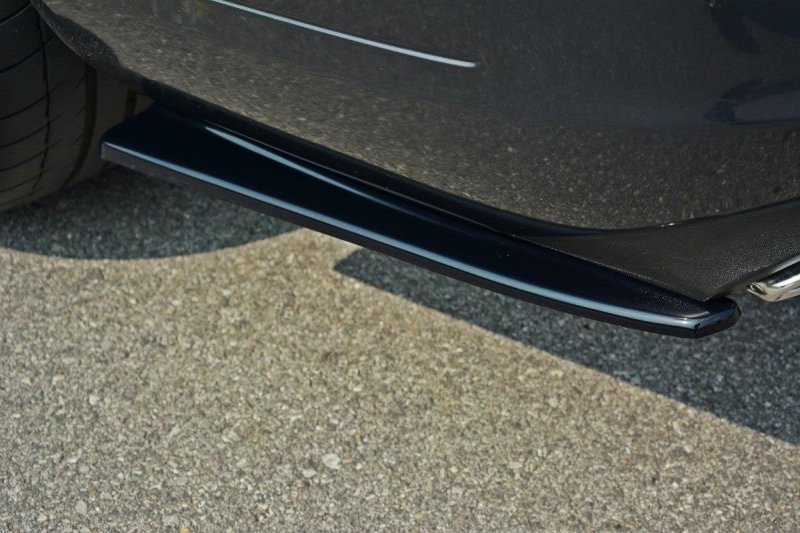 Maxton Heck Ansatz Flaps Diffusor für Mercedes E W212 schwarz Hochglanz ME-E-212F-C-RSD1-G