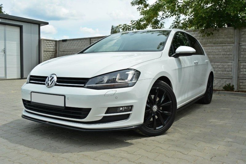 Maxton Seitenschweller Ansatz für VW Golf Mk7 Standard schwarz Hochglanz VW-GO-7-SD1-G