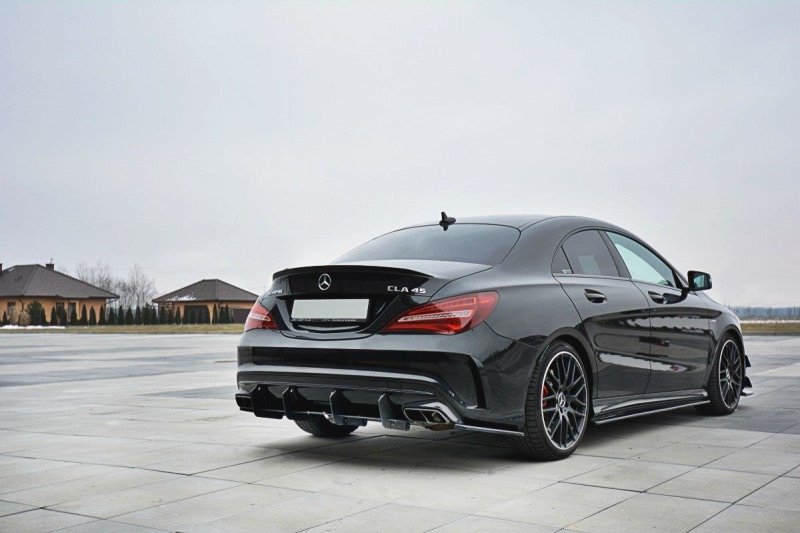 Maxton Diffusor Heck Ansatz für Heckschürze V.1 für Mercedes CLA A45 AMG C117 Facelift ME-CLA-117F-AMG-CNC-RS1