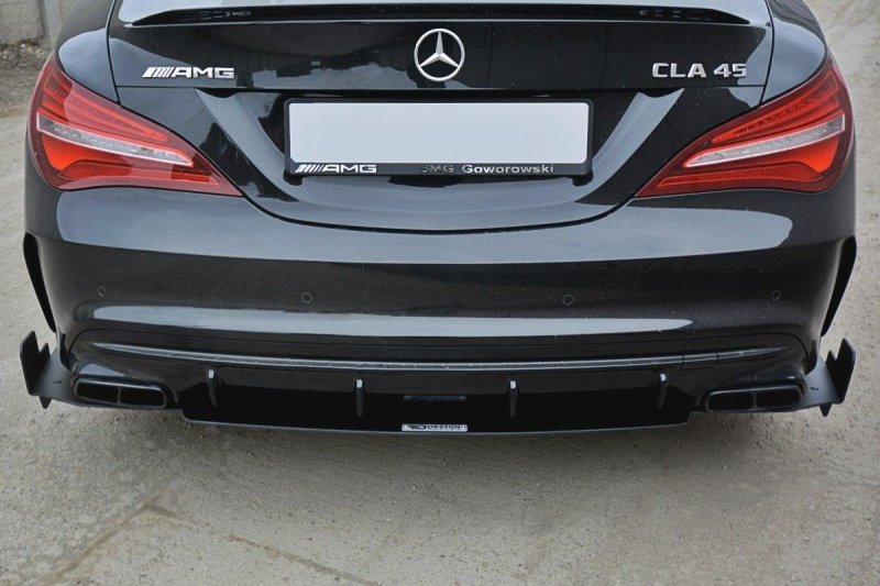 Maxton Diffusor Heck Ansatz für Heckschürze V.3 für Mercedes CLA A45 AMG C117 Facelift ME-CLA-117F-AMG-CNC-RS3