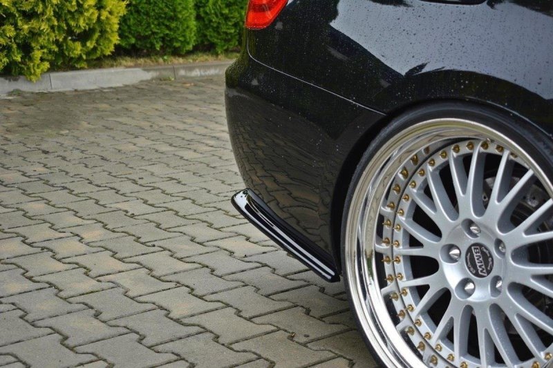Maxton Heck Ansatz Flaps Diffusor für BMW 3er E92 M Paket FACELIFT schwarz Hochglanz BM-3-92F-MPACK-RSD1-G