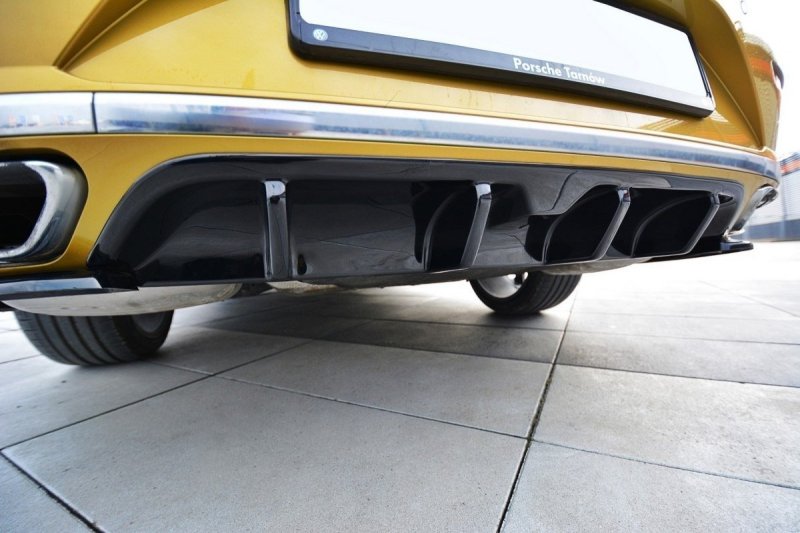 Maxton Diffusor Heck Ansatz für VW ARTEON schwarz Hochglanz VW-AR-1-RLINE-RS1-G