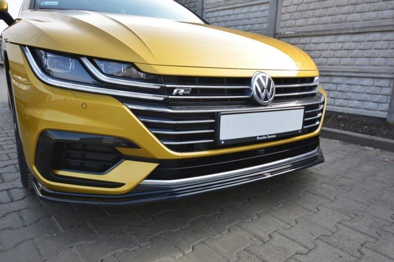 Maxton Front Ansatz für v.1 VW ARTEON schwarz Hochglanz VW-AR-1-RLINE-FD1-G
