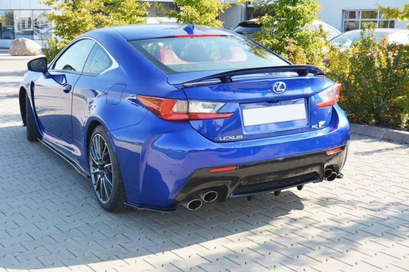 Preview: Maxton Seitenschweller Ansatz für Lexus RC F Carbon Look  LE-RCF-1-SD1-C