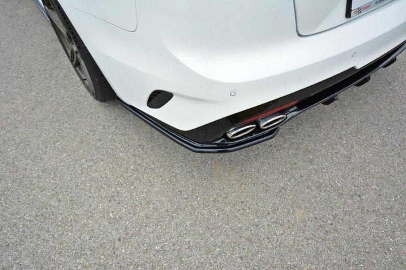 Maxton Heck Ansatz Flaps Diffusor für KIA STINGER GT schwarz Hochglanz KI-ST-1-GT-RSD1-G