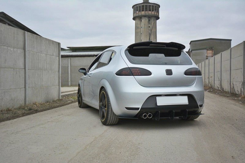 Maxton Diffusor Heck Ansatz für Heckschürze V.1 für Seat Leon Mk2 Cupra/ FR SE-LE-2-FR-CNC-RS1