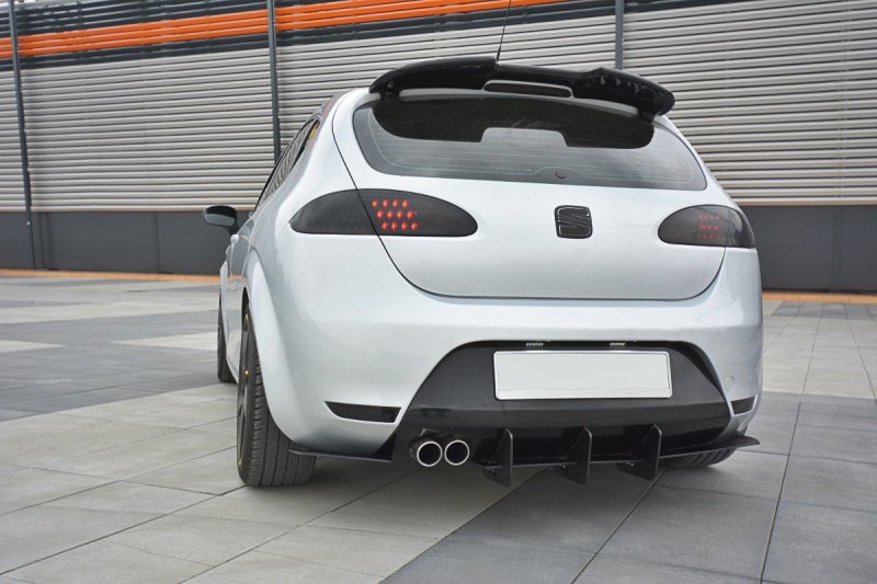 Maxton Diffusor Heck Ansatz für Heckschürze V.2 für Seat Leon Mk2 Cupra/ FR SE-LE-2-FR-CNC-RS2