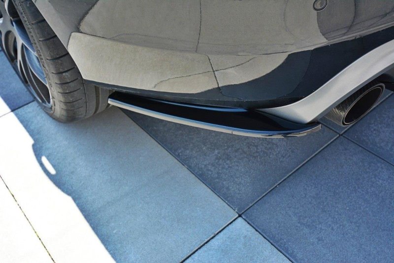 Maxton Heck Ansatz Flaps Diffusor für Volvo V60 Polestar Facelift schwarz Hochglanz VO-V60-1F-PS-RSD1-G