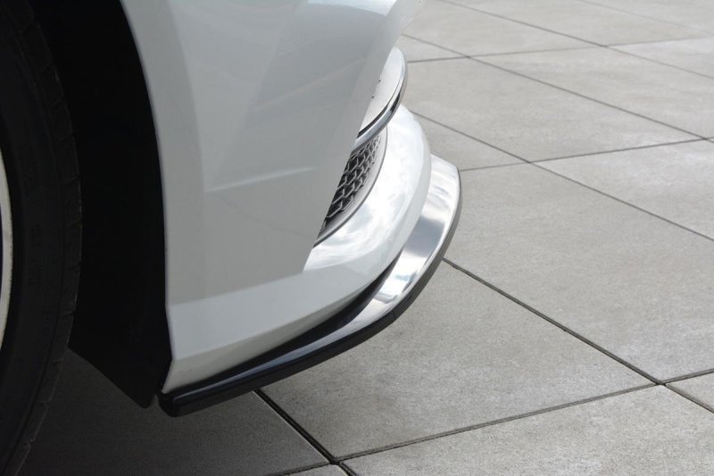 Maxton Front Ansatz V.1 für Audi A6 C7 S-line/ S6 C7 Facelift schwarz Hochglanz AU-A6-C7F-SLINE-FD1-G