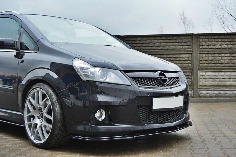 Maxton Front Ansatz für OPEL ZAFIRA B OPC / VXR schwarz Hochglanz OP-ZA-2-OPC-FD1-G