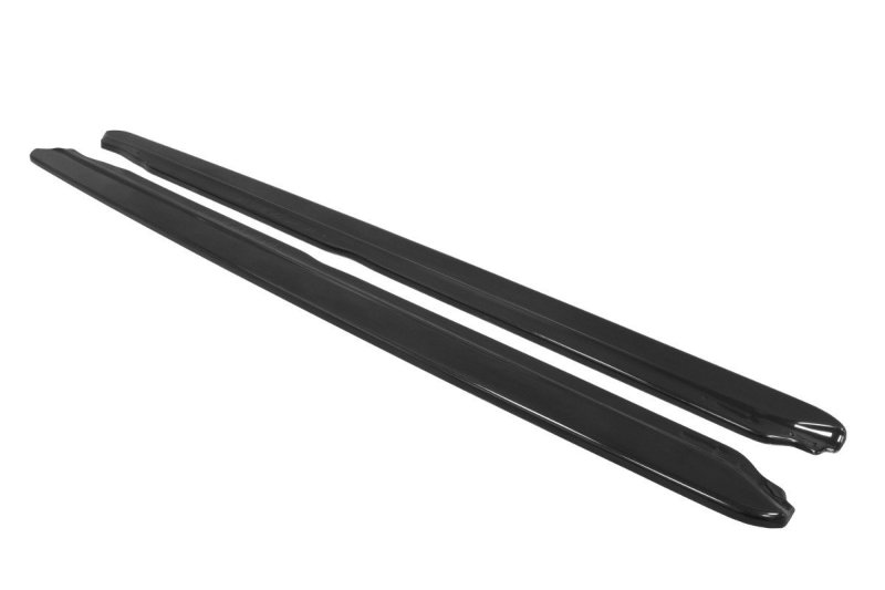 Maxton Seitenschweller Ansatz für Audi S6 C5  schwarz Hochglanz AU-S6-C5-SD1-G