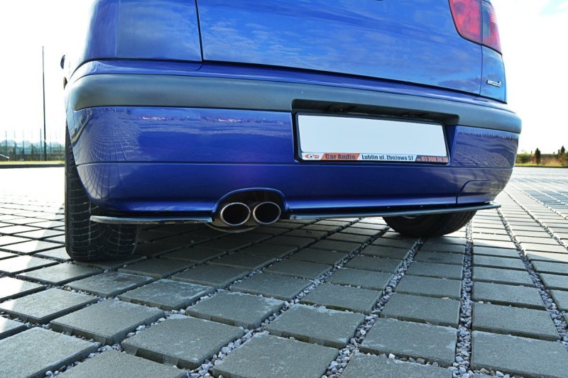 Maxton Heck Ansatz Flaps Diffusor für SEAT IBIZA MK2 FACELIFT CUPRA schwarz Hochglanz SE-IB-2F-CU-RSD1-G