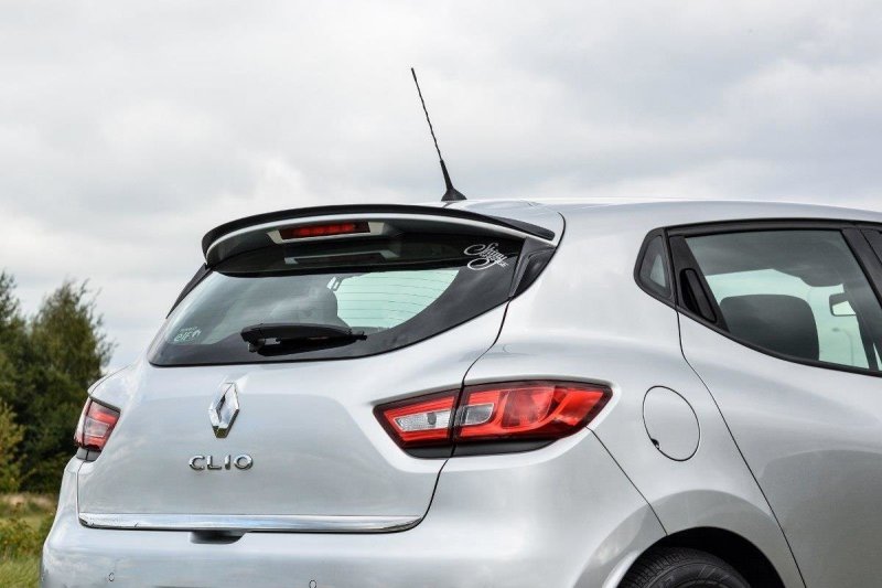 Maxton Spoiler CAP für Renault Clio Mk4 schwarz Hochglanz RE-CL-4-CAP1-G