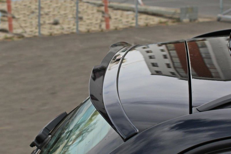 Maxton Spoiler CAP für BMW 3er E91 M Paket FACELIFT schwarz Hochglanz BM-3-91F-MPACK-CAP1-G