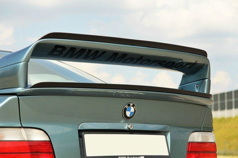 Maxton Spoiler Abrisskante oben für BMW M3 E36 GTS schwarz Hochglanz BM-3-36-GTS-CAP1-G