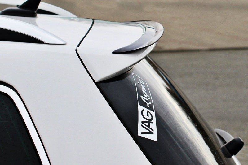 Maxton Spoiler CAP für Vw Passat B7 R-Line Variant schwarz Hochglanz VW-PA-B7-RLINE-VA-CAP1-G