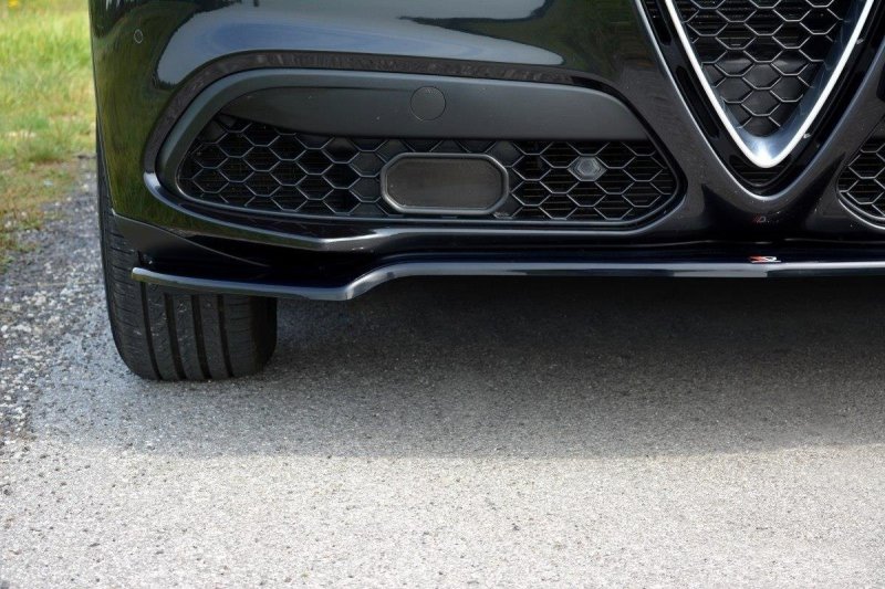 Maxton Front Ansatz V.1 für Alfa Romeo Stelvio schwarz Hochglanz AL-ST-1-FD1-G