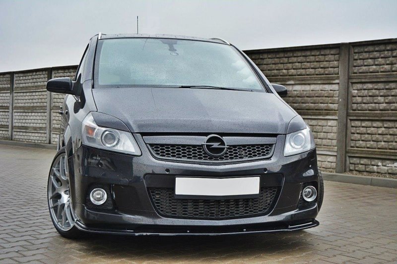 Maxton Front Ansatz für OPEL ZAFIRA B OPC / VXR schwarz Hochglanz OP-ZA-2-OPC-FD1-G