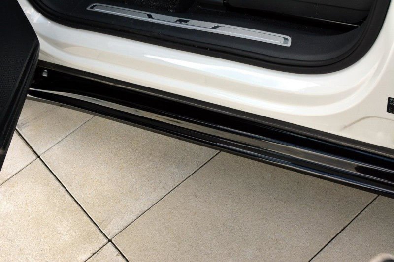 Maxton Seitenschweller Ansatz für Vw Tiguan Mk2 R-Line schwarz Hochglanz VW-TI-2-RLINE-SD1-G