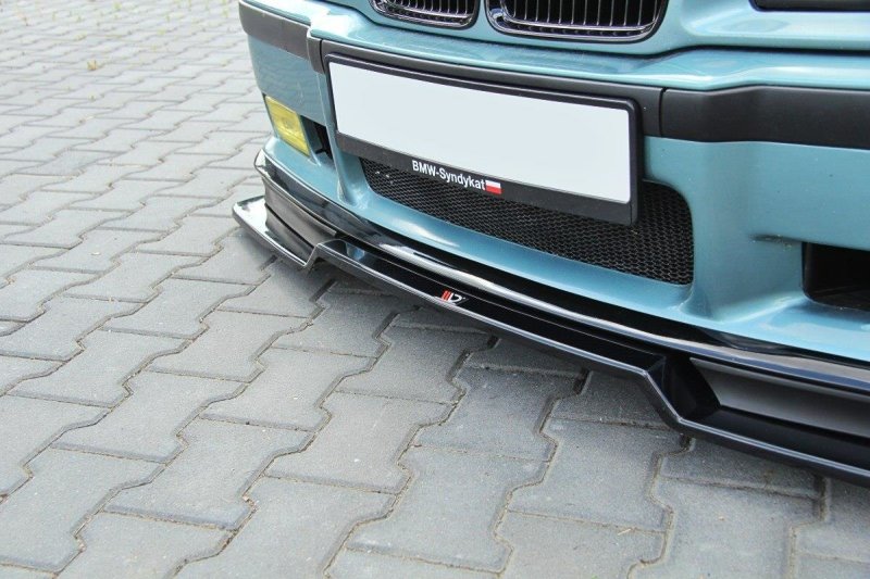 Maxton Front Ansatz V.2 für BMW M3 E36 schwarz Hochglanz BM-3-36-M-FD2-G