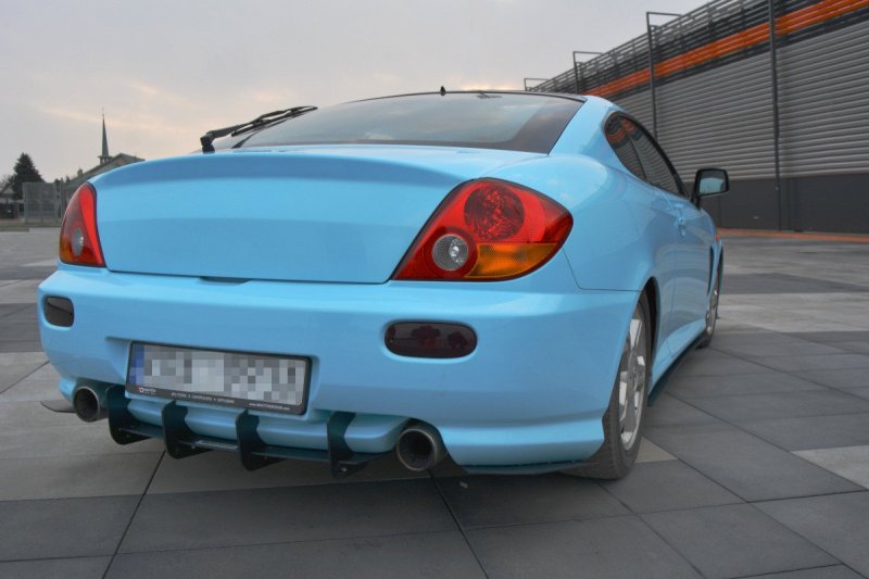 Maxton Diffusor Heck Ansatz für Heckschürze für HYUNDAI TIBURON MK.2 FACELIFT HY-TI-2-CNC-RS1