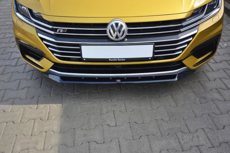 Maxton Front Ansatz für v.2 VW ARTEON schwarz Hochglanz VW-AR-1-RLINE-FD2-G