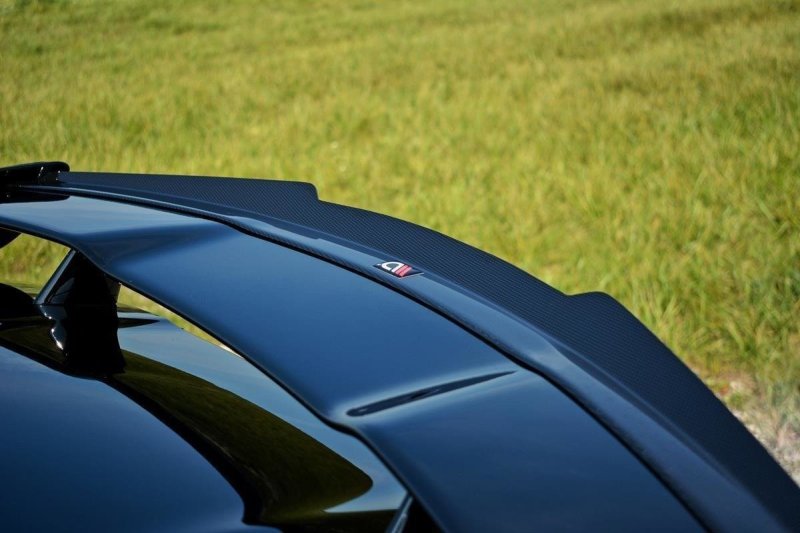 Maxton Spoiler CAP für Mercedes A W176 AMG Facelift schwarz Hochglanz ME-A-176F-AMG-CAP1-G
