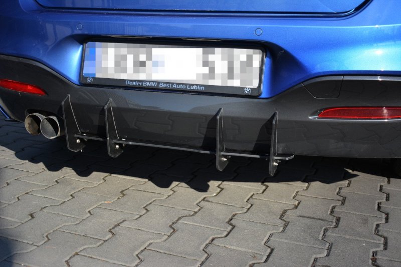 Maxton Diffusor Heck Ansatz für Heckschürze V.1 für BMW 1er F20/F21 M-POWER FACELIFT BM-1-F20F-M-CNC-RS1