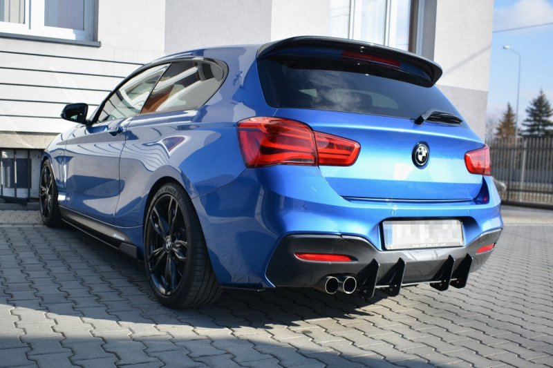 Maxton Diffusor Heck Ansatz für Heckschürze V.1 für BMW 1er F20/F21 M-POWER FACELIFT BM-1-F20F-M-CNC-RS1