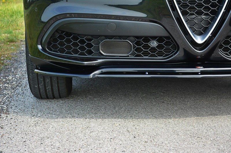 Maxton Front Ansatz V.2 für Alfa Romeo Stelvio schwarz Hochglanz AL-ST-1-FD1G+FD1R-G