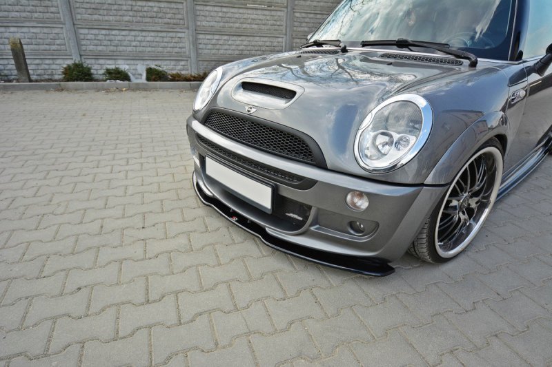 Maxton Front Ansatz für MINI R53 COOPER S JCW schwarz Hochglanz MC-S-1-53-JCW-FD1-G
