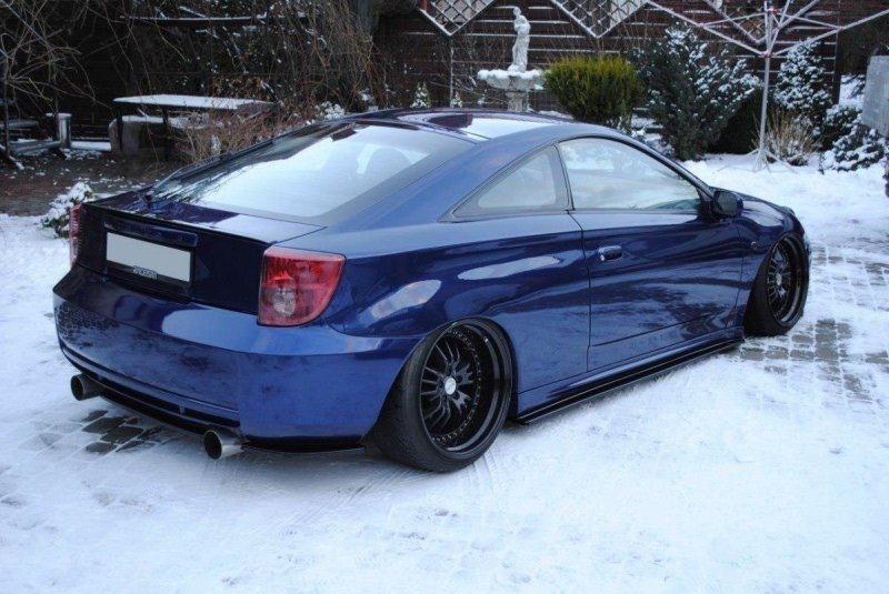 Maxton Spoiler CAP für TOYOTA CELICA T23 vor Facelift schwarz Hochglanz TO-CE-7-CAP1-G