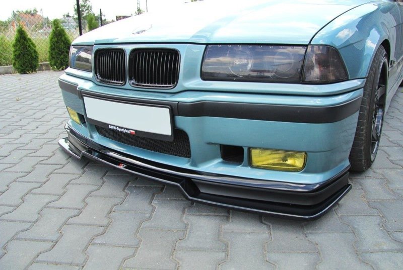 Maxton Front Ansatz V.2 für BMW M3 E36 schwarz Hochglanz BM-3-36-M-FD2-G