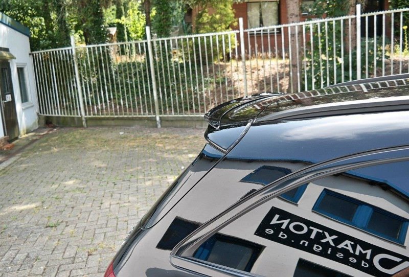 Maxton Spoiler CAP für Mercedes C-Klasse S205 63 AMG Kombi schwarz Hochglanz ME-C-205-AMG-ES-CAP1-G