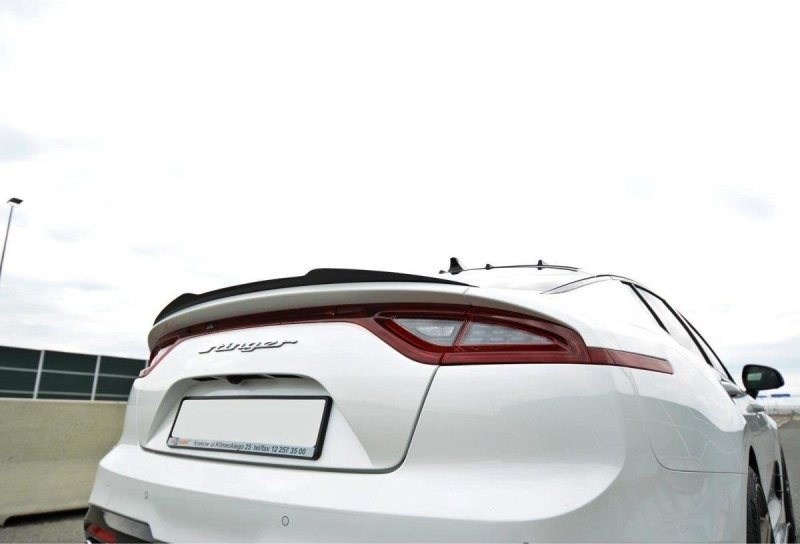Maxton Spoiler CAP für KIA STINGER GT schwarz Hochglanz KI-ST-1-GT-CAP1-G
