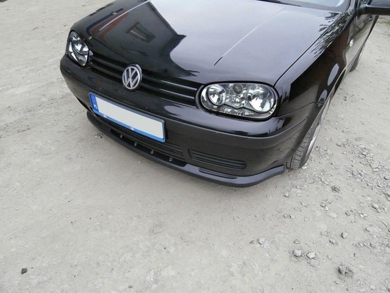 Maxton Front Ansatz für VW GOLF 4 schwarz Hochglanz VW-GO-4-FD1-G