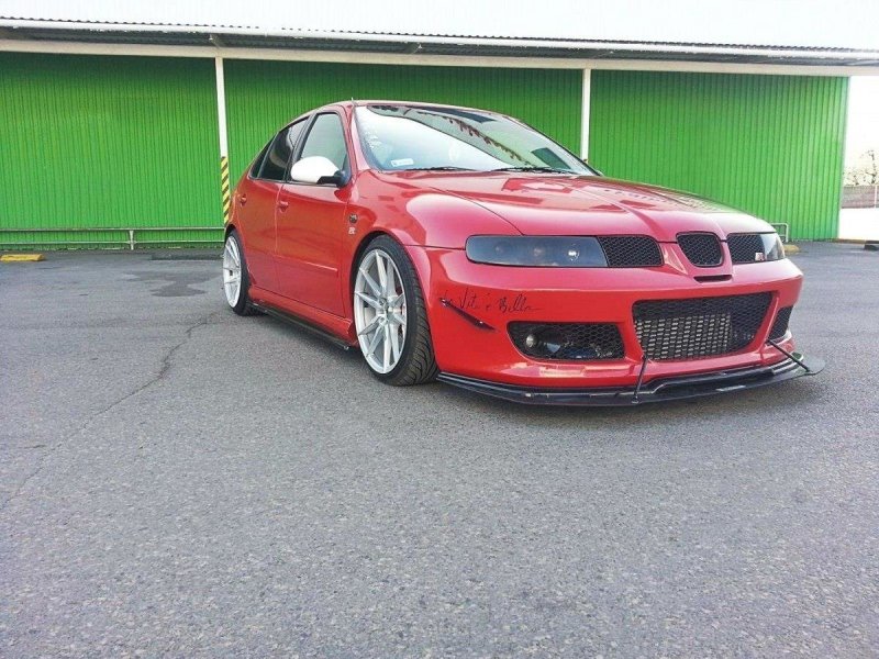 Maxton HYBRID Front Ansatz für Seat Leon Mk1 Cupra SE-LE-1-CU-FD1G+CNC